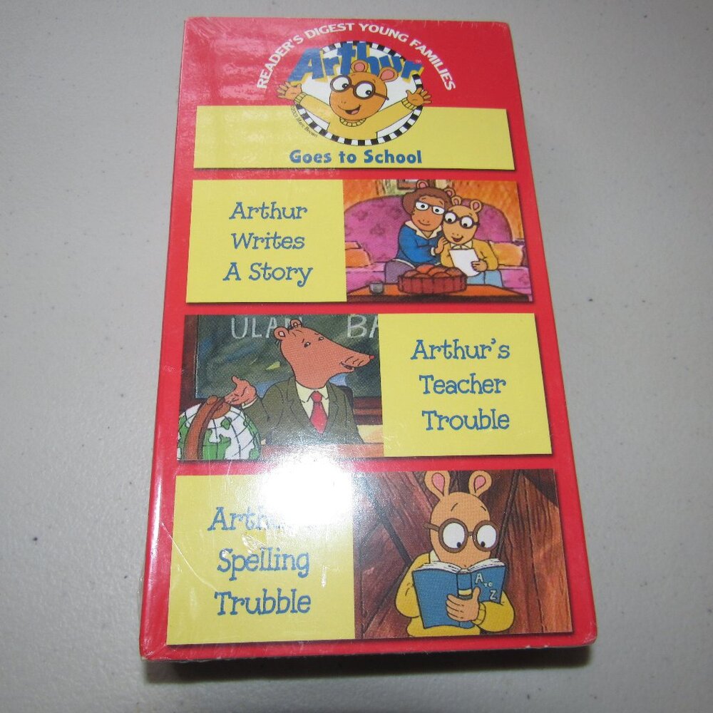 Arthur Goes to School VHS |Reader’s Digest Young Families| Arthur Writes a Story